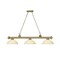 Z-Lite Cordon 3 Light Billiard, Rubbed Brass & Golden Mottle 2306-3RB-DGM14 - alternate 5